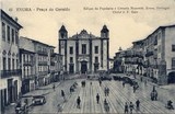 Bilhete postal da Praça do Giraldo​ - Évora | Portugal em postais antigos