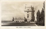 Bilhete postal antigo de Lisboa , Portugal: Torre de Bélem - 170