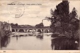 Bilhete postal ilustrado de Tomar: Ponte sobre o rio Nabão | Portugal em postais antigos