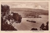 Bilhete postal da Baía de Angra do Heroísmo, Açores | Portugal em postais antigos