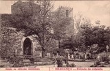 Postais antigos de Bragança: Entrada da cidadela | Portugal em postais antigos