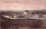 Postais antigos de Bragança: Estação do caminho de ferro - Lado da gare  | Portugal em postais antigos