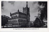 Postal antigo de Buçaco, Portugal: Palace Hotel (arquitectura Manuelina - Século XVIII)