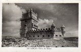 Bilhete postal antigo de Lisboa , Portugal: Torre de Bélem - 150