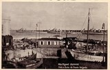 Bilhete postal das Cais e porto de Ponta Delgada, Açores | Portugal em postais antigos