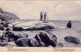Bilhete postal de Cachalote na costa de Capelas, São Miguel, Açores | Portugal em postais antigos