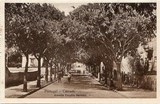 Bilhete postal ilustrado de Cascais, ​Avenida Emídio Navarro | Portugal em postais antigos 