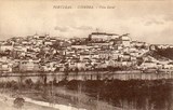 Postal antigo de Coimbra, Portugal: Vista geral de Coimbra.