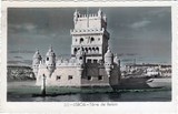 Bilhete postal antigo de Lisboa , Portugal: Torre de Bélem - 153