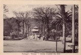 Bilhete postal antigo do Jardim Cândido dos Reis, Tomar   | Portugal em postais antigos