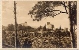 Bilhete postal ilustrado de Tomar, Vista geral do Castelo dos Templários | Portugal em postais antigos 