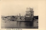 Bilhete postal antigo de Lisboa , Portugal: Torre de Bélem - 96