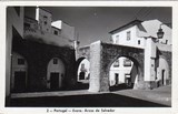 Bilhete postal dos Arcos de Salvador, Évora | Portugal em postais antigos