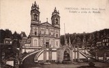 Bilhete postal de Braga, Bom Jesus - Templo e gruta de Moisés | Portugal em postais antigos