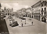 Bilhete postal da Praça do Gilrado, Évora | Portugal em postais antigos