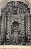 Bilhete postal da Capela-mor do convento da Cartuxa, Évora | Portugal em postais antigos
