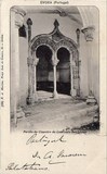 Bilhete postal do Portão do claustro do Convento dos Lóios​, Évora | Portugal em postais antigos