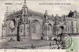 Postal antigo de Tomar, achada sul da Igreja do Convento do Cristo | Portugal em postais antigos 