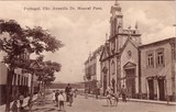 Bilhete postal ilustrado antigo da Avenida Dr Manuel Paes, Fão | Portugal em postais antigos