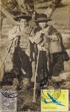 Bilhete postal de Pequenos pastores Alentejanos, Évora | Portugal em postais antigos