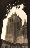 Bilhete postal do Pormenor da Sé Catedral​, Évora | Portugal em postais antigos