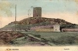 Bilhete postal antigo da torre de Menagem de Guarda | Portugal em postais antigos