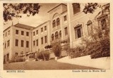 Bilhete postal ilustrado do Grande Hotel de Monte Real - Leiria | Portugal em postais antigos 