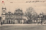 Bilhete postal ilustrado: Porto - Igrejas do Carmo e Terceiros | Portugal em postais antigos