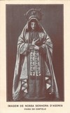 Bilhete postal ilustrado : Imagem de Nossa Senhora d'Agonia, Viana do Castelo | Portugal em postais antigos