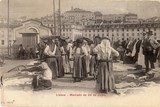 Bilhete postal de Lisboa, mercado de 24 de Julho | Portugal em postais antigos
