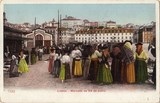 Bilhete postal de Mercado de 24 de Julho, Lisboa | Portugal em postais antigos