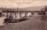 Bilhete postal do Ponte de alvenaria em Candeapar, Ponda, India Portuguesa | Portugal em postais antigos
