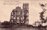Bilhete postal das Ruínas do Convento de São Agostinho, Velha Goa, India Portuguesa | Portugal em postais antigos