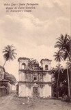 Bilhete postal da Capela de Santa Catarina, Velha Goa, India Portuguesa | Portugal em postais antigos