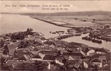 Bilhete postal da Vista de parte da Cidade de Nova Goa, India Portuguesa | Portugal em postais antigos