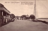 Bilhete postal daAvenida Vasco da Gama, Nova Goa, India Portuguesa | Portugal em postais antigos