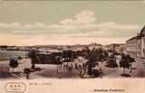 Bilhete postal de Faro, Jardim público | Portugal em postais antigos