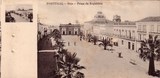 Bilhete postal ilustrado de Beja, Praça da República | Portugal em postais antigos