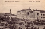 Bilhete postal de Braga, Mercado no campo Conde Agrolongo | Portugal em postais antigos