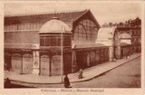 Bilhete postal do Mercado Municipal de Braga | Portugal em postais antigos