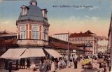 Bilhete postal de Lisboa, Praça da Figueira e mercado | Portugal em postais antigos