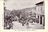 Bilhete postal de Vila Pouca de Aguiar, mercado | Portugal em postais antigos