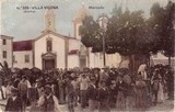 Bilhete postal de Vila Viçosa, mercado | Portugal em postais antigos