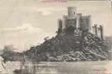Bilhete postal ilustrado do Castelo de Almourol, Vila Nova da Barquinha | Portugal em postais antigos