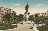 Bilhete postal ilustrado de Lisboa, Praça Dom Luís I | Portugal em postais antigos 