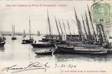 Bilhete postal ilustrado de Lisboa: ​​Cais das Colunas | Portugal em postais antigos