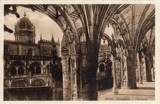 Bilhete postal de Lisboa, Portugal: Belém - Mosteiro dos Jerónimos - Claustro superior. 6 