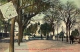 Bilhete postal de Lisboa : Estátua de Eduardo Coelho | Portugal em postais antigos