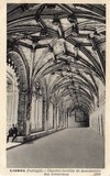 Bilhete postal de Lisboa, Portugal: Interior do Claustro do Mosteiro dos ​Jerónimos.