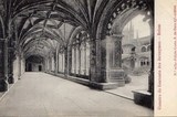 Bilhete postal de Lisboa, Portugal: Interior do Claustro do Mosteiro dos ​Jerónimos.